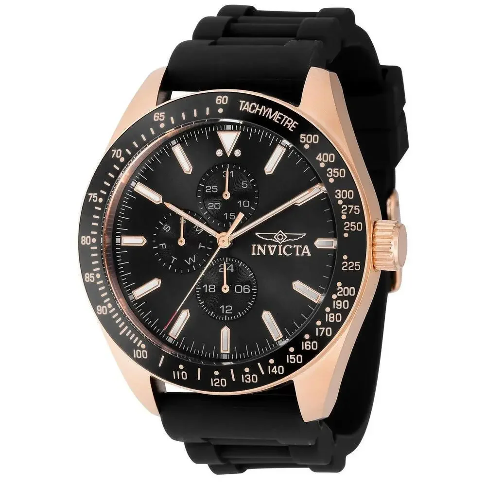 NWT Invicta 38407 Aviator | Quartz | Black | Men's Watch